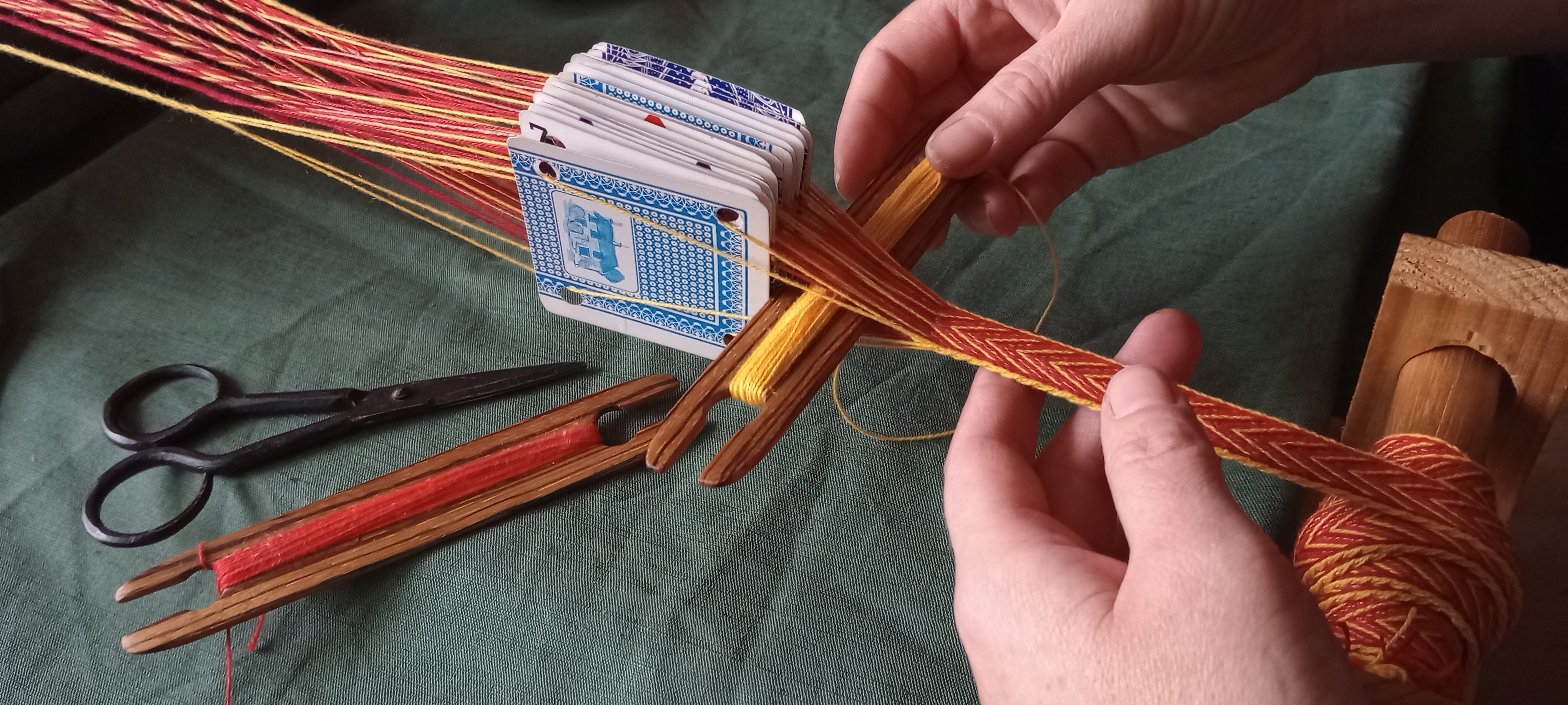 Tablet weaving have-a-go Workshops